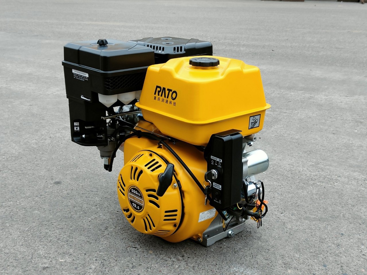 500cc single cylinder air-cooled gasoline engine 194fd19.5 horsepower flat key shaft R500V Marine Road Cutting