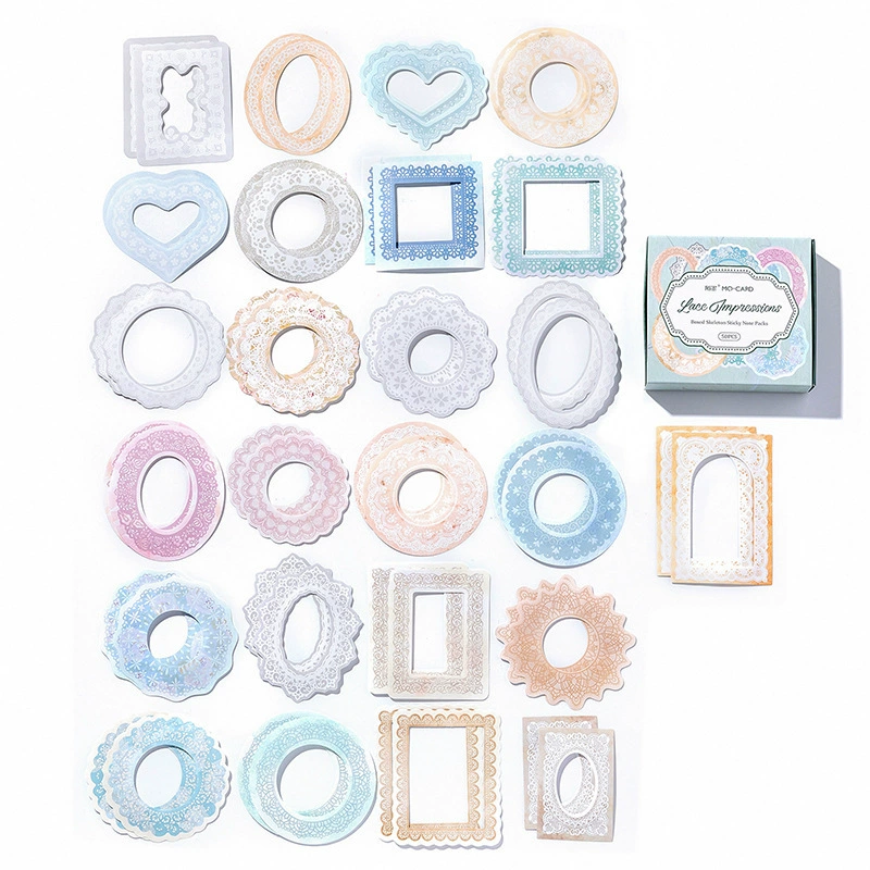 Mo Mo Box Hollow Copy Pool Material Plashed Tiring Revival Series Light Vocal Salt Frame Border Handbook DIY Decoration