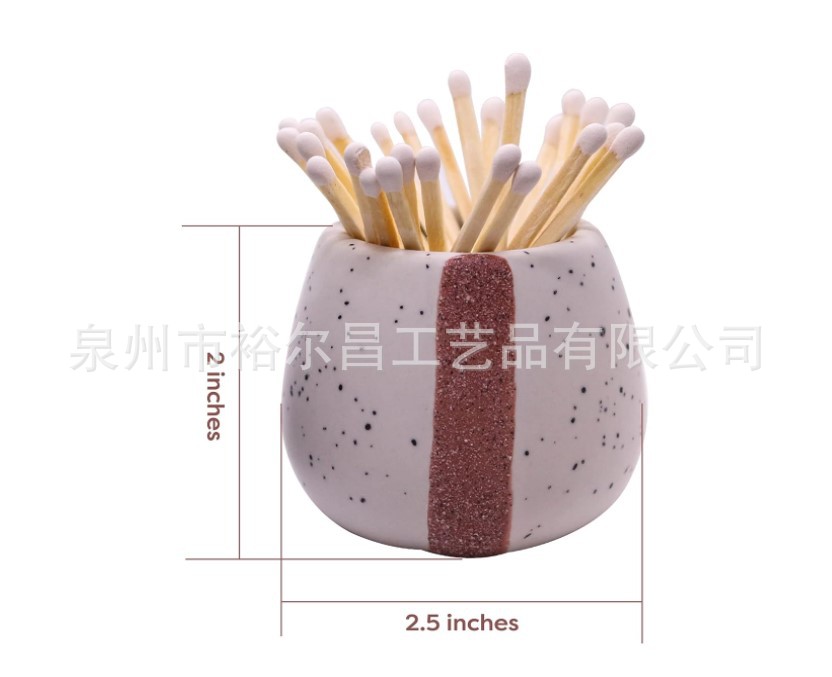 ceramic Match Striker陶瓷火柴罐火柴盒子收纳盒客厅简约家居-阿里巴巴