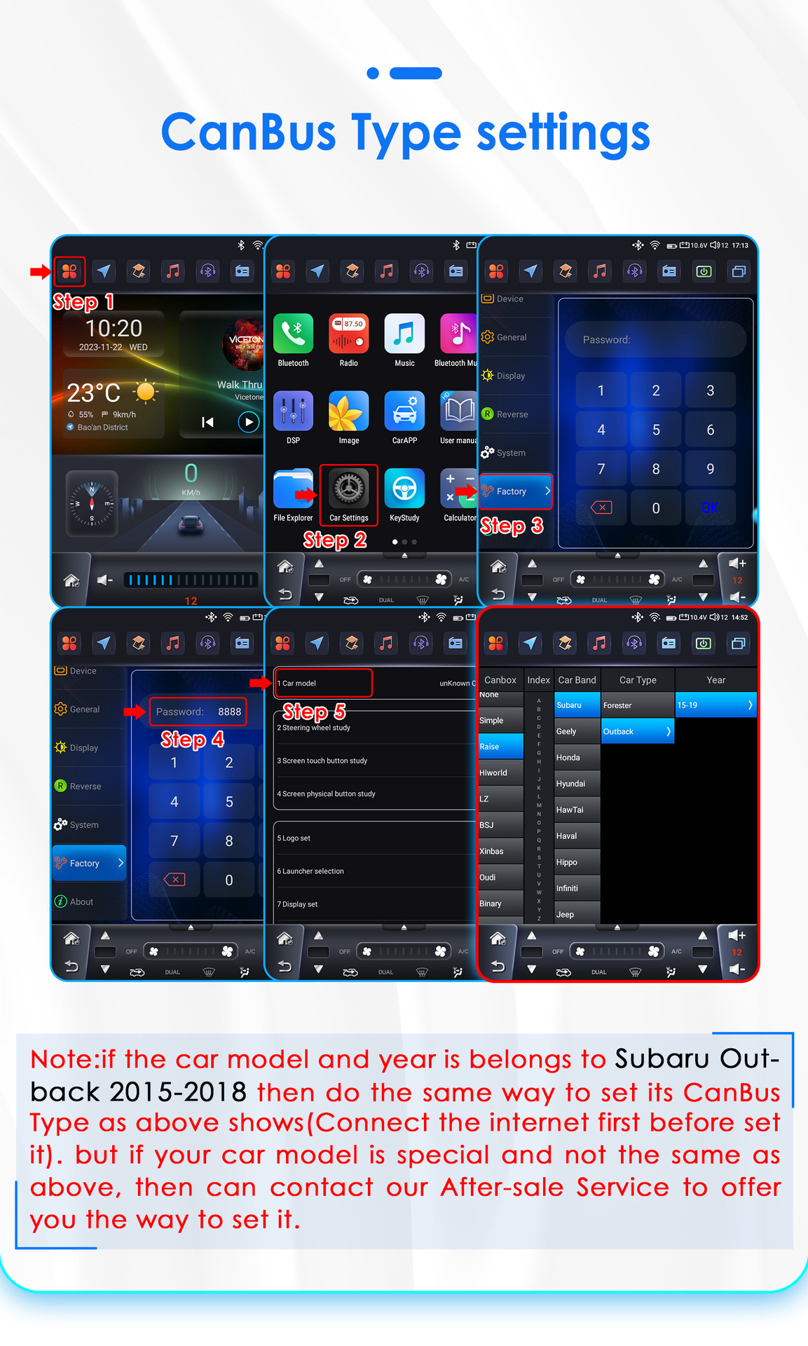 Suitable for 15-19 Subaru Outback 9.7inch Vertical Screen Android Car Mp5 Navigator with Wireless Carplay