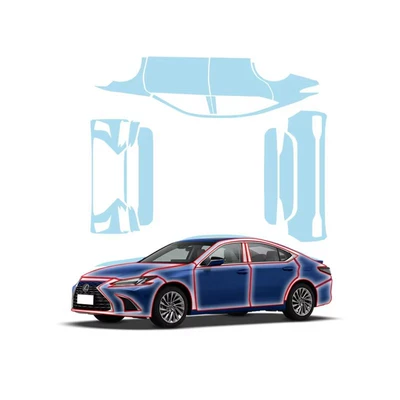 Lexus Es Invisible Car Wraps, Car paint protective film