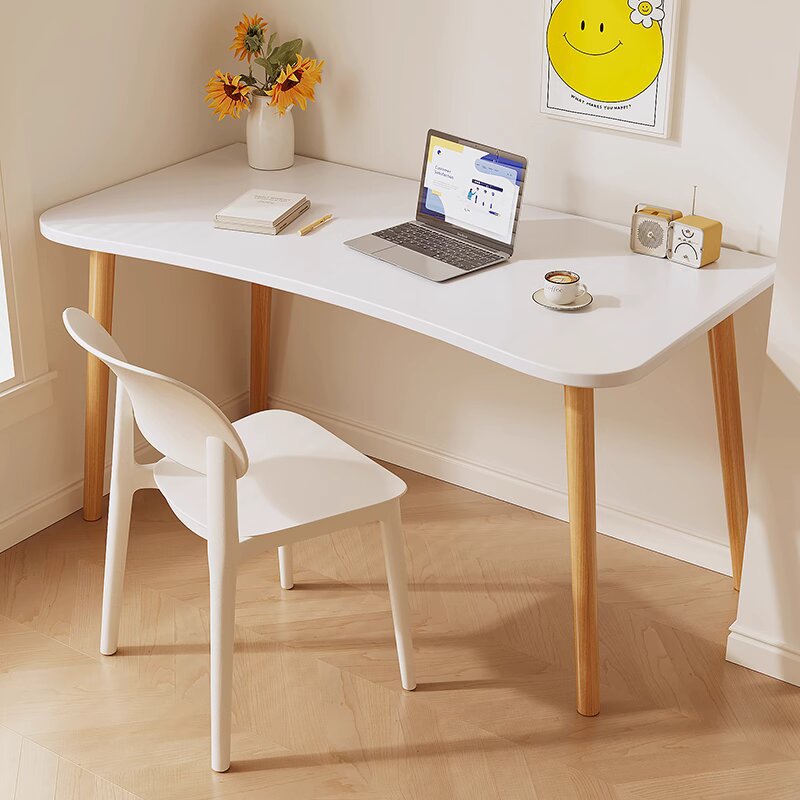 Escritorio de computadora de dormitorio simple de niñas escritorio de estudio doméstico de estudiantes escritorio de escritorio de escritorio de oficina de alquiler de casa pequeña