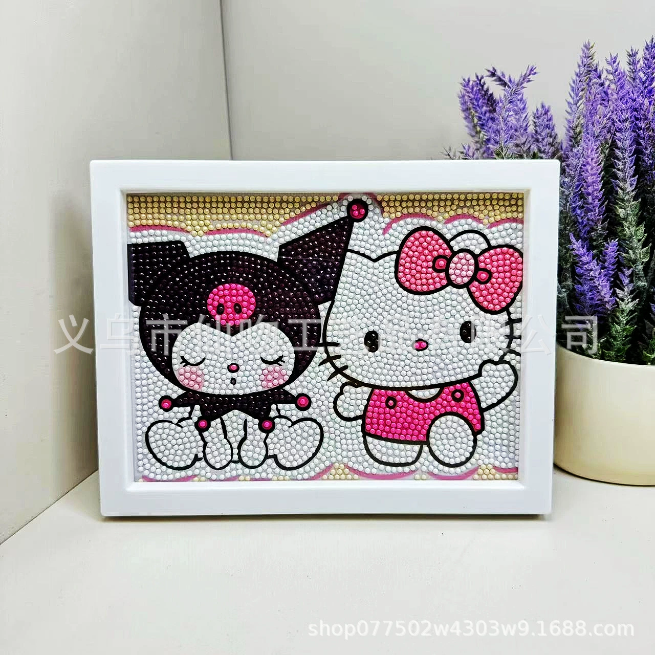 Набор для алмазной живописи Sanrio Kuromi, 17×22 см пластиковая рамка, набор для творчества DIY для детей