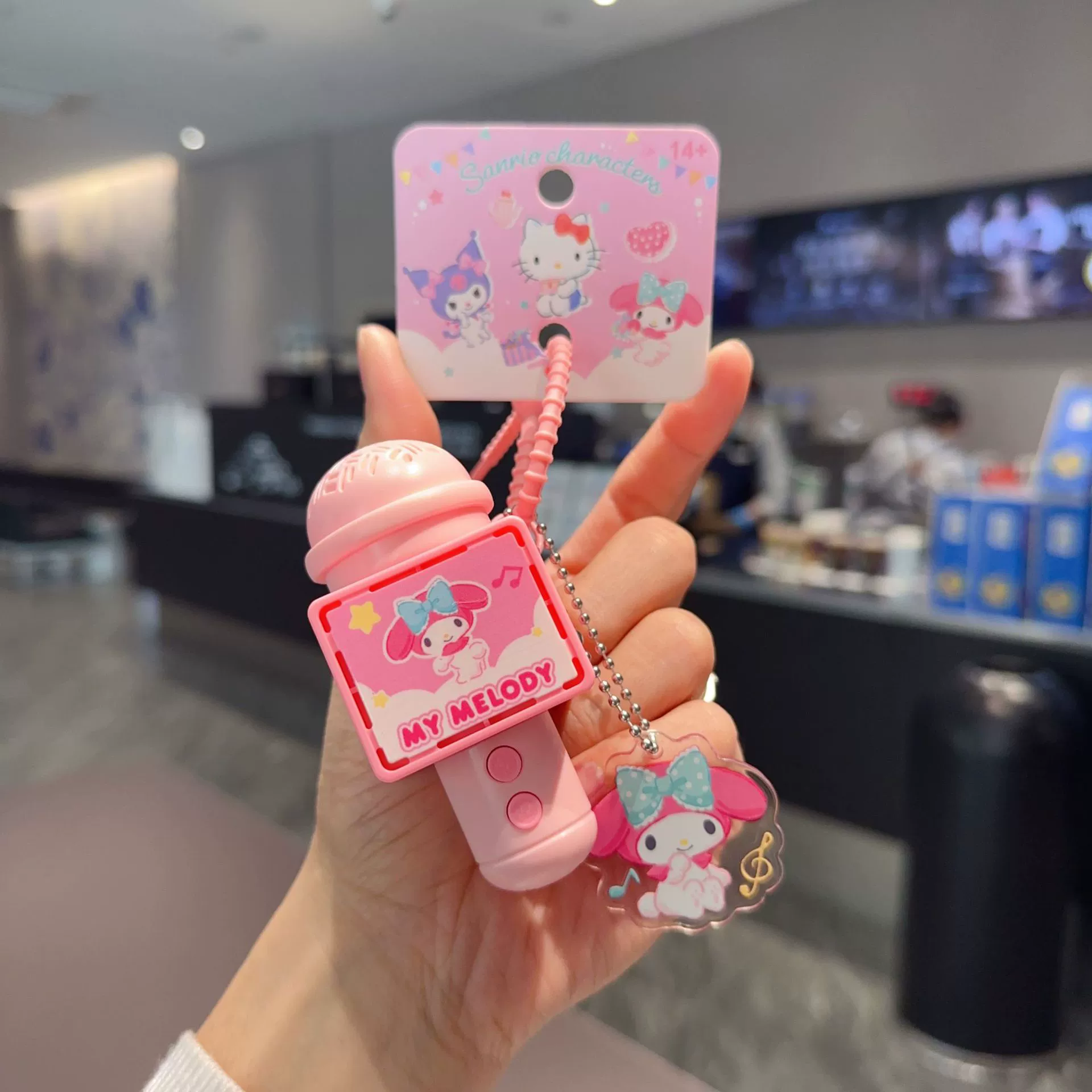 Плюшевый брелок Sanrio Hello Kitty, оригинал, мягкая подвеска 11×7.5 см, коллекционный талисман