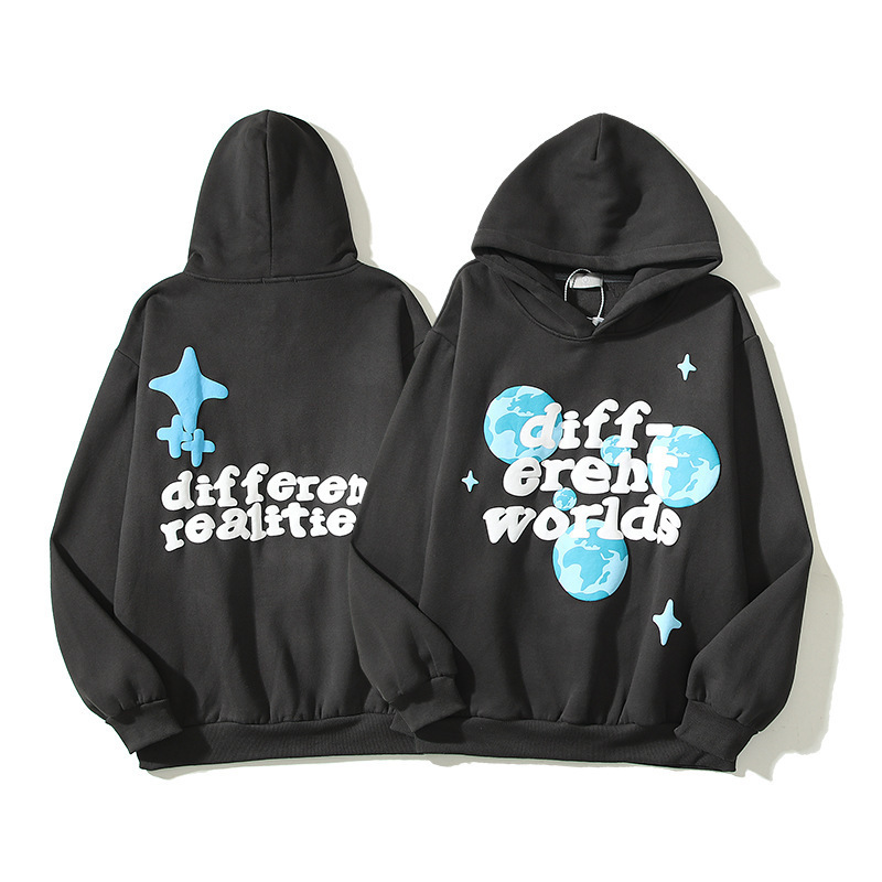Herren Kapuzenpullover Mit Grafischem Buchstaben-print_voghion.com