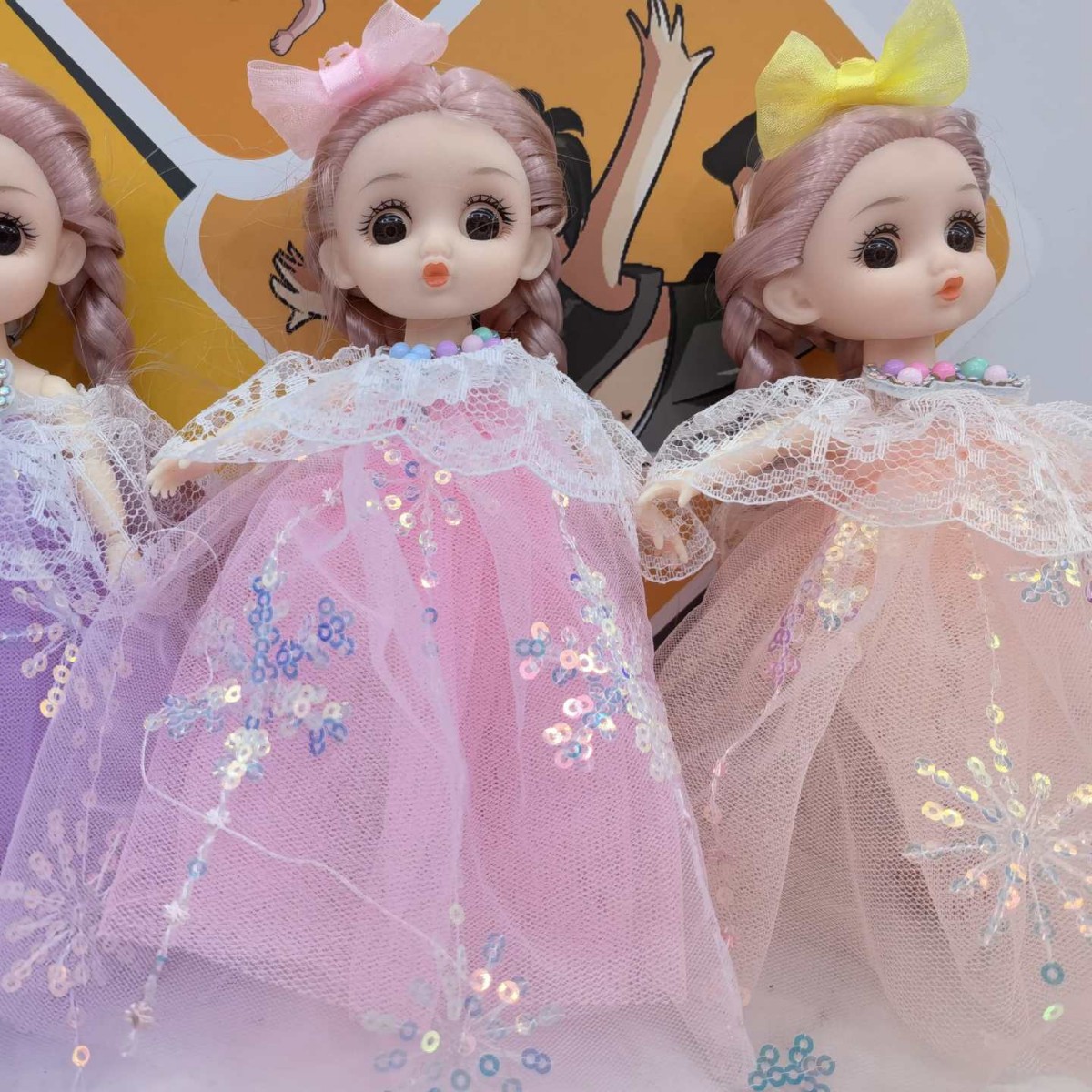 Wedding Barbie Doll Keychain School Bag Pendant Creative Doll Doll Girl Gift Children's Toys Wholesale