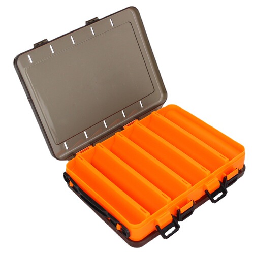 Weihe double-sided lure box wooden shrimp box (20*17*4.5CM) tool box translucent bait storage box