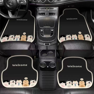 Universal Foot Pad: Mat Car Mat - welcome-cats-main-driver-single-piece-5064cm