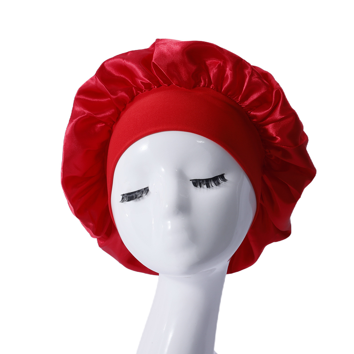 Amazon ventas transfronterizas europeas y americanas gorras de dormir de seda elástica gorras redondas gorras de pelo para bebés