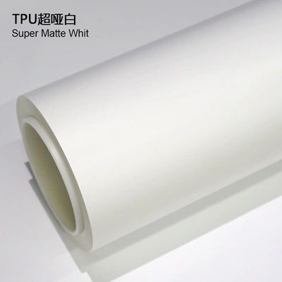 Auto Color Change Film: Self-Healing Anti-Scratch Car Body Paint - tpu-super-matte-white-1524mx15m