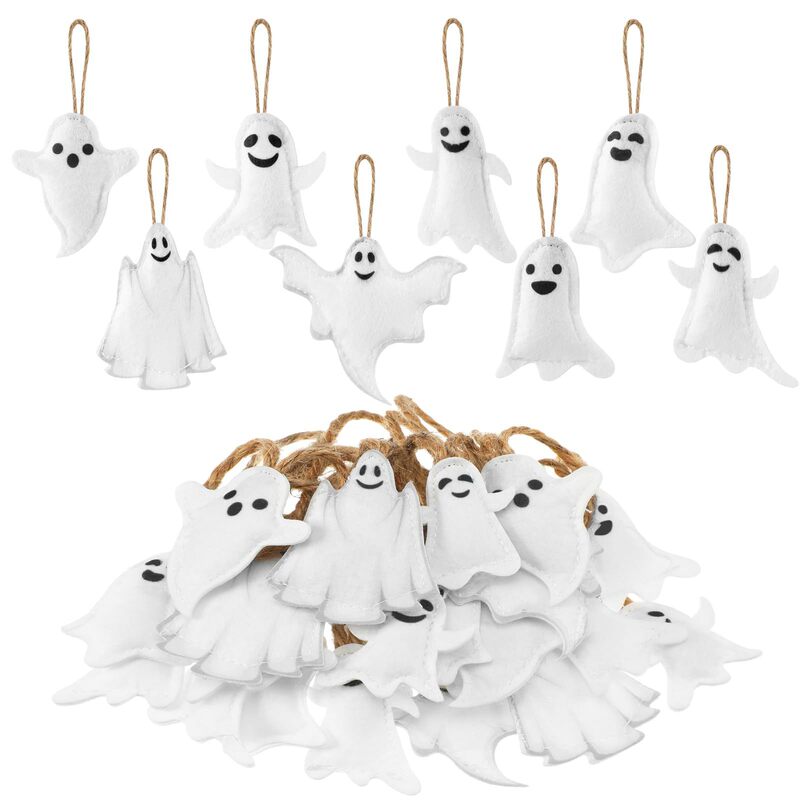 Cross-Border Quirky Ghost Felt Hanging Decorations Halloween Decorations Home Holiday Felt Hanging Ornaments Ghost Venue Decoration
