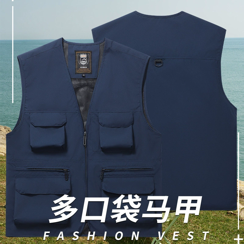 Men's travel quick dry thin climbing waterproof vest sleevless