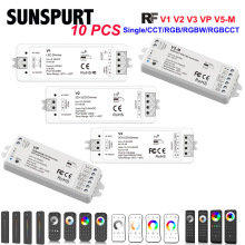 ���pɫRGB�ו�2.4G�o��ͬ����̖LED�􎧿�����12-24V��ģ�M�߲�