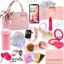 跨境新品儿童过家家手提包玩具 手表零钱包女孩角生日礼物