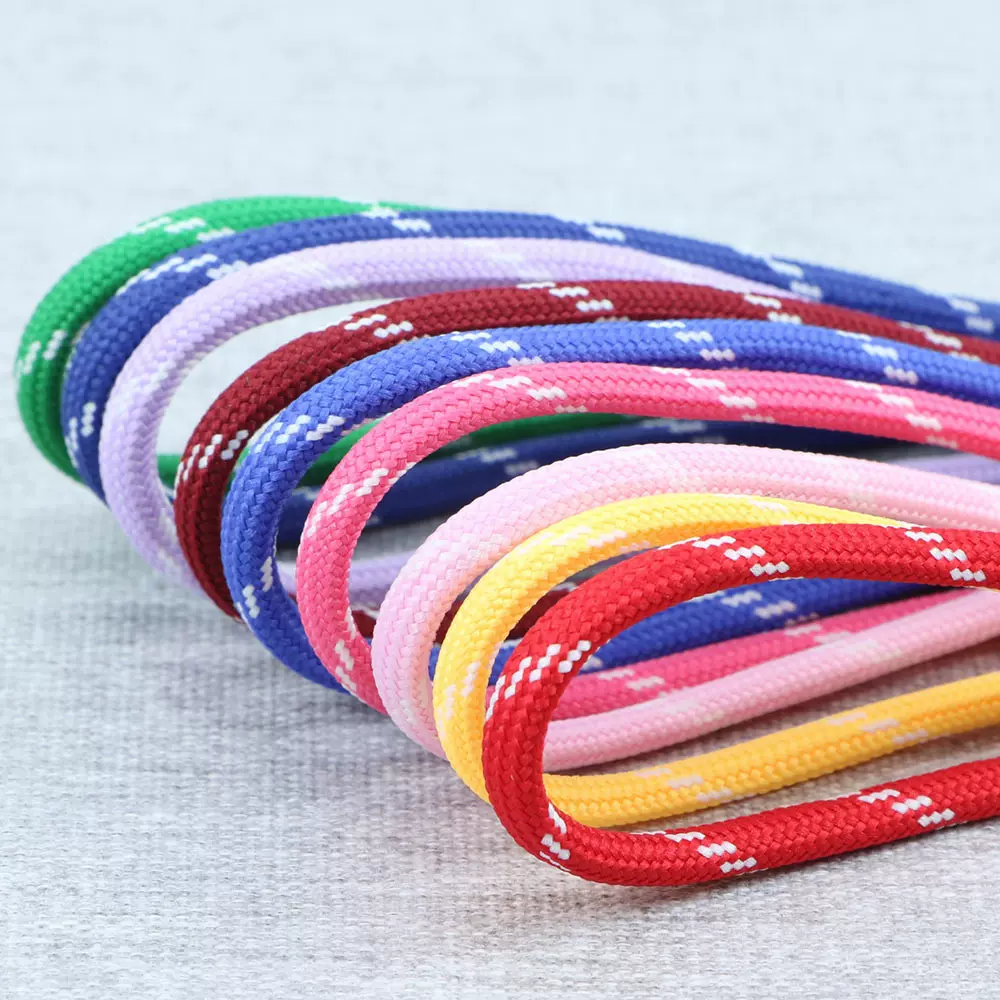 32锭3MM4MM5MM间点miumiu绳 手工编织包芯绳 手机挂绳 彩色跳点绳