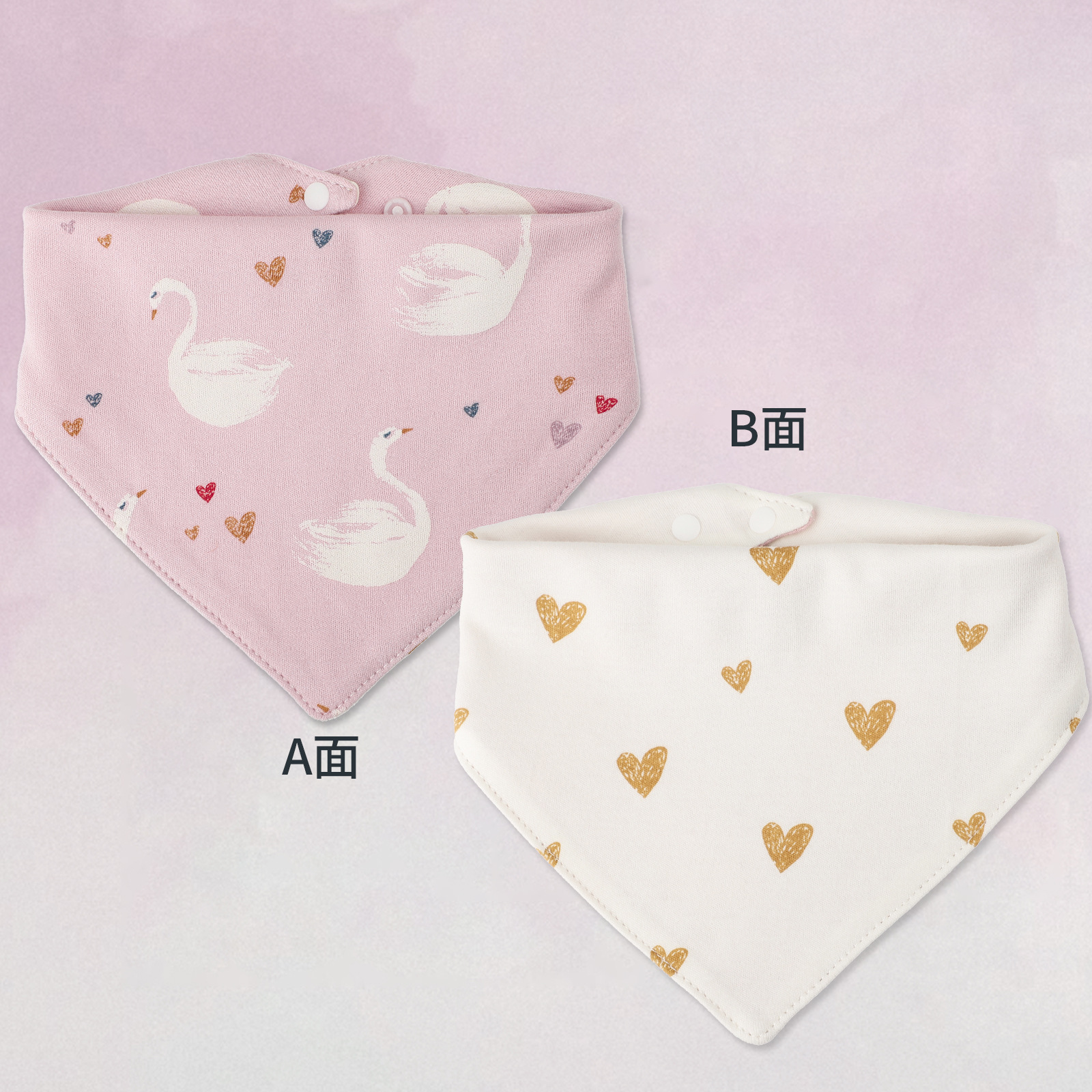 Yin Xiuli toalla de saliva de bebé de algodón con estampado de doble cara bufanda de saliva triangular para bebé bufanda babero babero transfronterizo