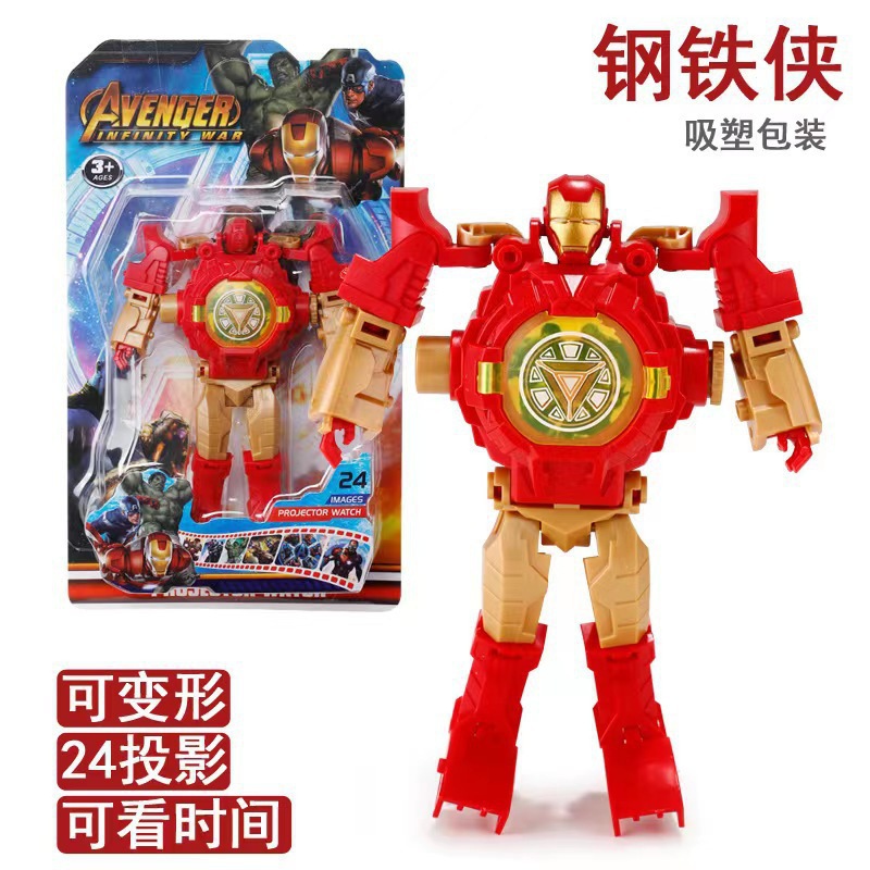 3025 Iron Man Transformation [24 Picture Projection + Time]
