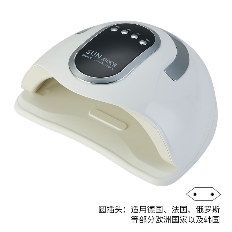 Sol x10max lámpara de manicura de alta potencia esmalte de uñas lámpara de fototerapia de manicura máquina de fototerapia de cuatro velocidades de secado rápido transfronterizo