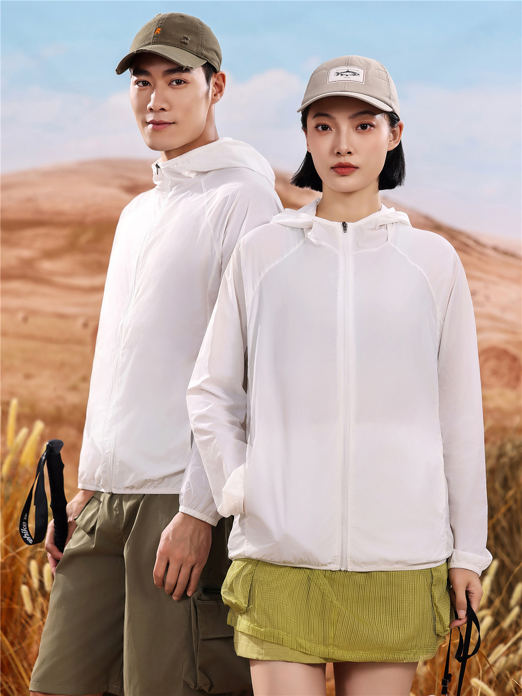 Light and thin breathable travel windbreaker for men and women