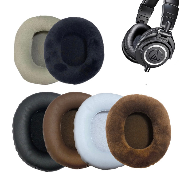 Suitable for Audio-Technica Ath-M50X M40X M30 M40 M50Sx1 Earmuffs Earmuffs Earphone Covers Leather Cover Ear Pads Suitable for Audio-Technica Ath-M50X M40X M30 M40 M50Sx1 Earmuffs Earmuffs Earphone Covers Leather Cover Ear Pads