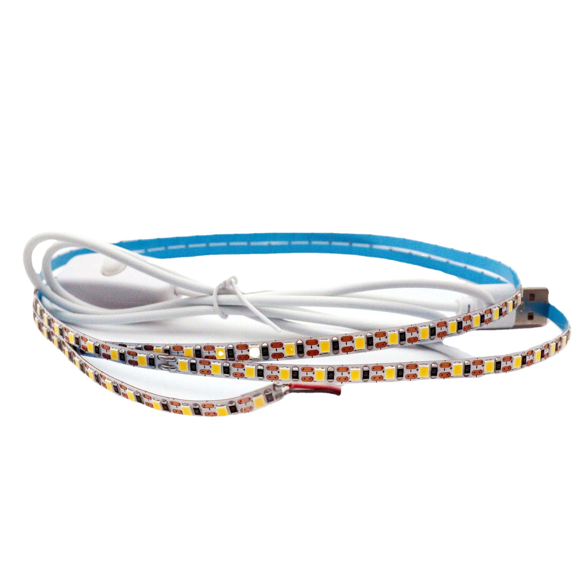 USB 스위치 라이트 바 5V2835 60 조명 120 조명 USB 스위치 라이트 바 선물 장식 실속 야간 시장 조명