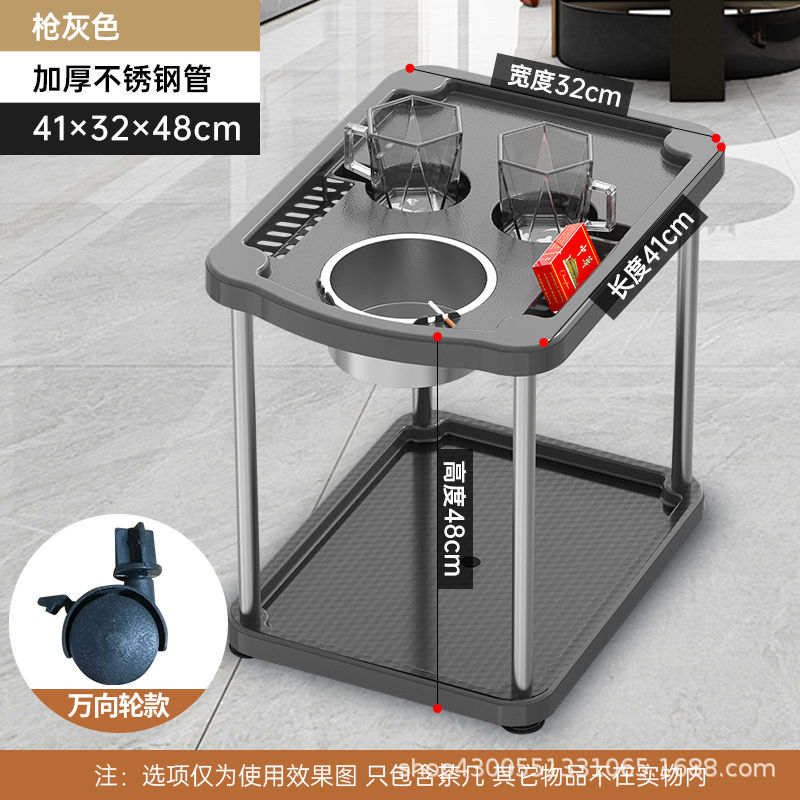 Mesa de mahjong, mesa de centro, estante de té, sala de ajedrez y cartas, mesa de café pequeña junto a la máquina de mahjong, cenicero, estante para vasos de agua, mesa de té de la casa de mahjong