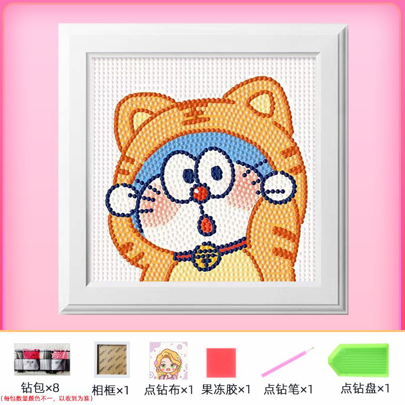 Nuevo dibujo de diamante infantil de labu diy pegatinas de diamante con marcos de fotos hechas a mano diy puzzle pegatinas de mampostería image 221