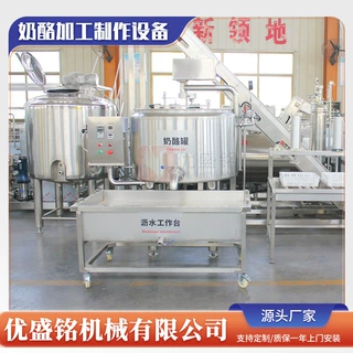 小型羊奶酪加工设备 酸奶调配机器 奶酪棒发酵生产线