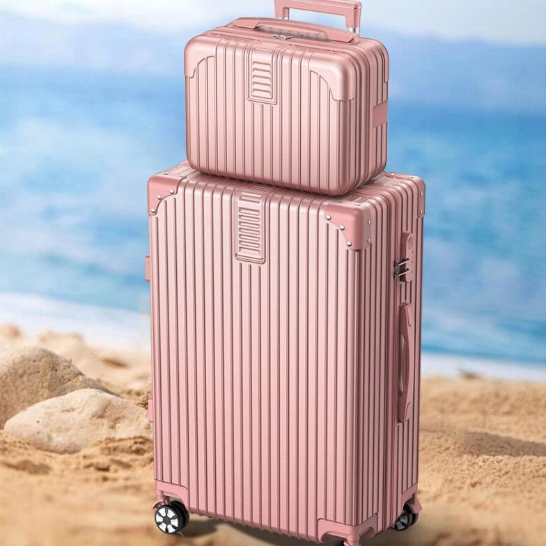 [Selección estricta de fábrica] maleta de marco de aluminio de 24 pulgadas maleta de viaje masculina rueda universal silenciosa