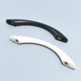 Пластиковая ручка-мост, черная американская простая ручка для шкафа, окна, ящика, двери шкафа, пластиковая мебельная ручка D6017