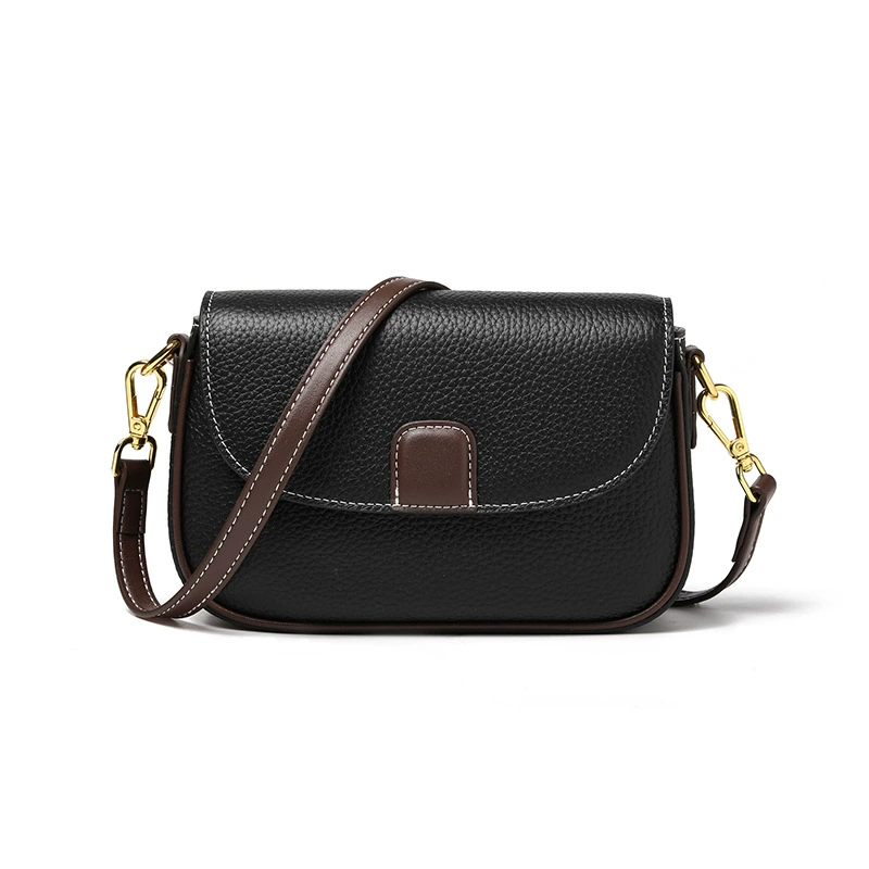 Leather small bag, shoulder bag, one-shoulder bag, 2023 collection, high-quality style, genuine leather