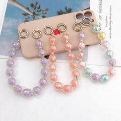 Acrylic Candy Color Flash Diamond Handbag Chain DIY Jewelry Accessories Handmade Bead Anti-Lost Chain