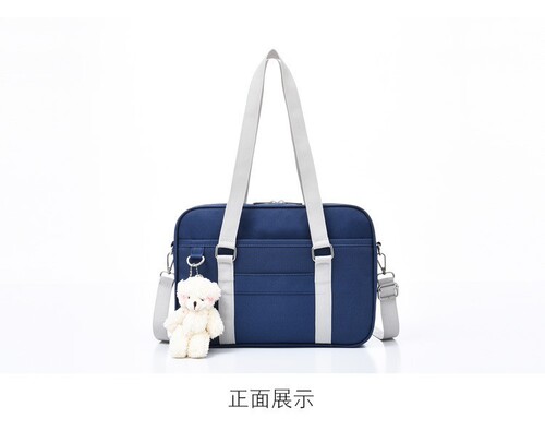jk bag uniform bag female student Japanese bag shoulder portable canvas college school bag night market stall supply