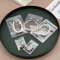 ПВХ прозрачная сумка для ювелирных изделий Wenwan Ziplock сумка для хранения ювелирных изделий сумка для ювелирных изделий серьги для хранения упаковочная сумка