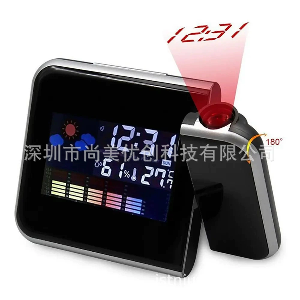 Прогноз погоды электронные часы трансграничные горячие продажи 3 датчика тот же экран дисплей Температура и влажность погода часы