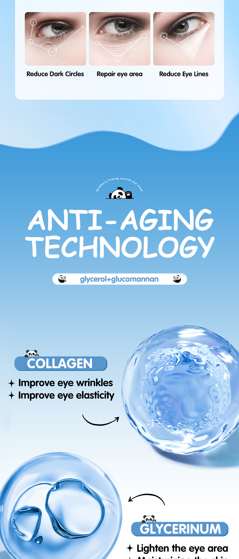 Maschera occhi rassodante e nutriente ai mirtilli idratante_voghion.com
