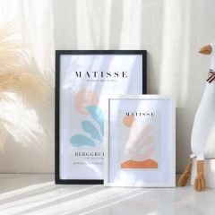 Solid Wood Large Photo Frame A4 16-inch 24-inch Decorative Picture Frame Puzzle Frame Engraved Logo Wooden Picture Frame Wholesale