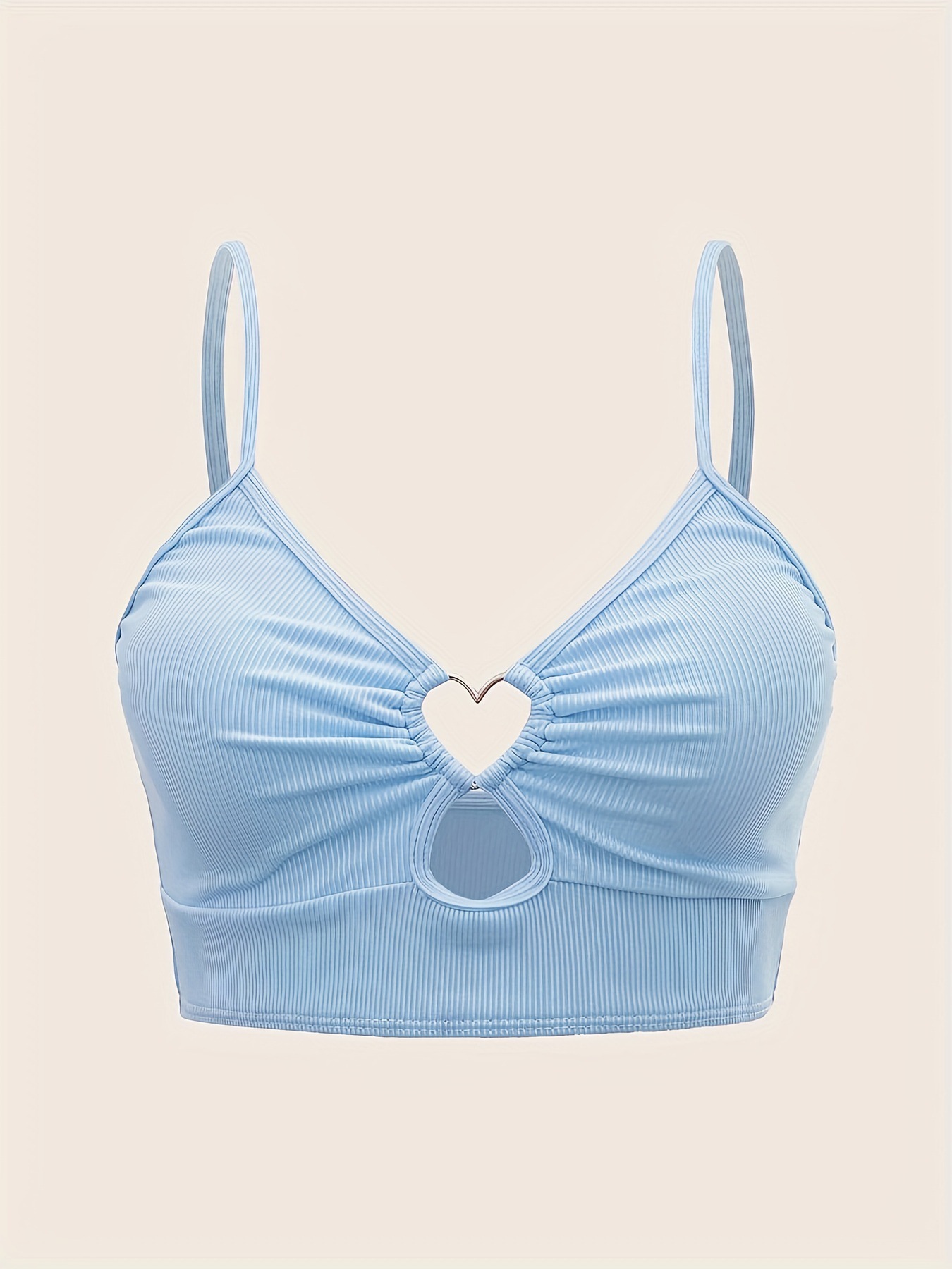 2023 AliExpress Amazon traje de baño europeo y americano Correa mujer de tres puntos bikini sexy hueco triángulo traje de baño