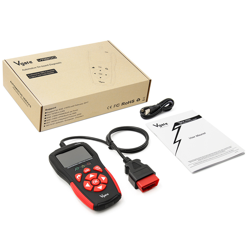 VR800 OBDII/CAN Diagnostic Tool, Automotive Battery Fault Diagnosis Tool, Automotive Battery Scanner