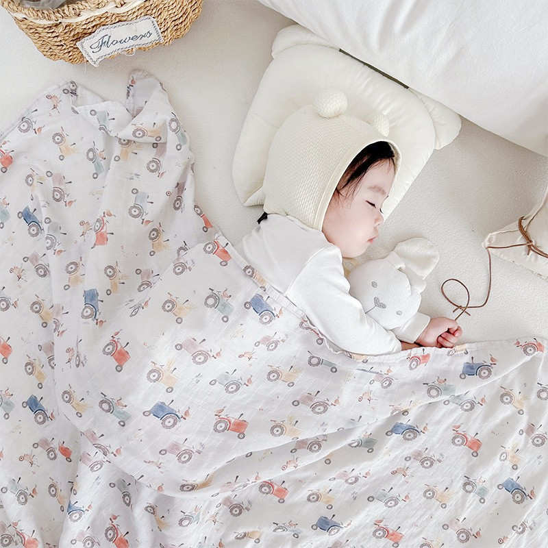 Pañuelo de gasa para recién nacidos, manta de bebé de algodón de bambú transpirable, bufanda de bebé, sala de partos, toalla cuadrada grande, manta