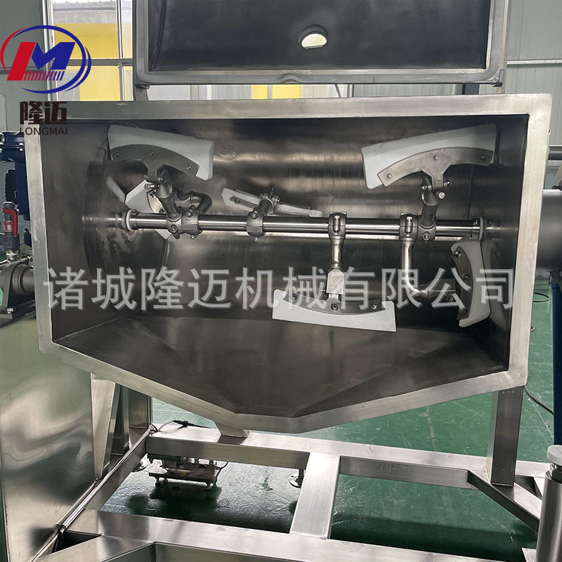 土豆泥馅料炒锅 高粘阿胶自动搅拌锅 商用横轴搅拌炒锅酱料