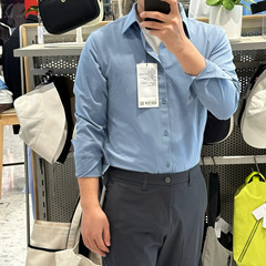 LULU同型 秋服 シャツ メンズ スリムフィット 長袖シャツ 速乾 吸汗速乾 lulu同型1711