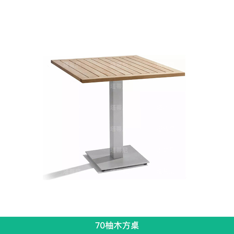 Mesas y sillas de exterior para patios de villas, mesas de aleación de aluminio impermeables y resistentes al sol, conjunto de sillas de ratán para terraza de jardín. image 10
