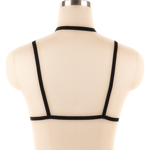 Cross-border Platform Sexy Strappy Low-Cut Hollowed-Out Lingerie Bra — Bamboo Bandage-Style Intimate Underwear S0007