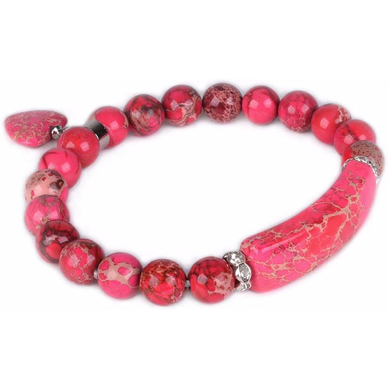 Cross-Border Hot-Selling Agate Bridge Jewelry Tiger Eye Green Aventurine Black Agate Natural Rose Quartz Bracelet European and American Popular Bracelets