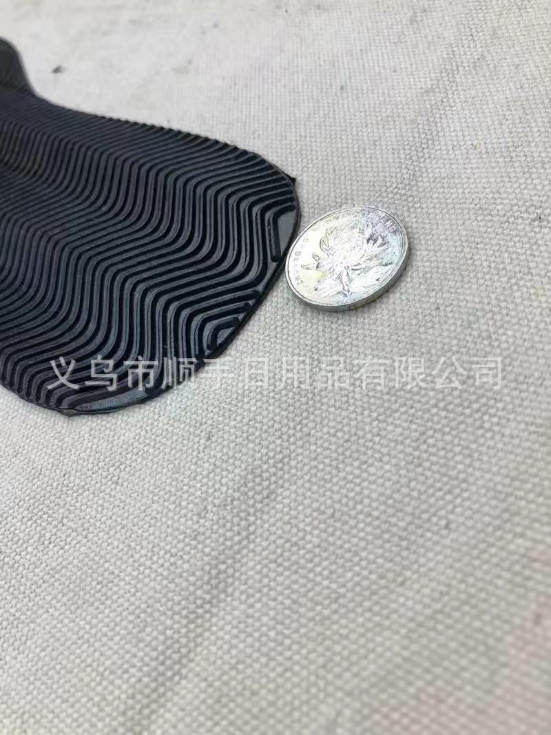 Suela de tela sólida antideslizante resistente al desgaste zapatos de goma zapatos de tela suela pegatinas patrón de onda de goma engrosada multi-capa inferior al por mayor