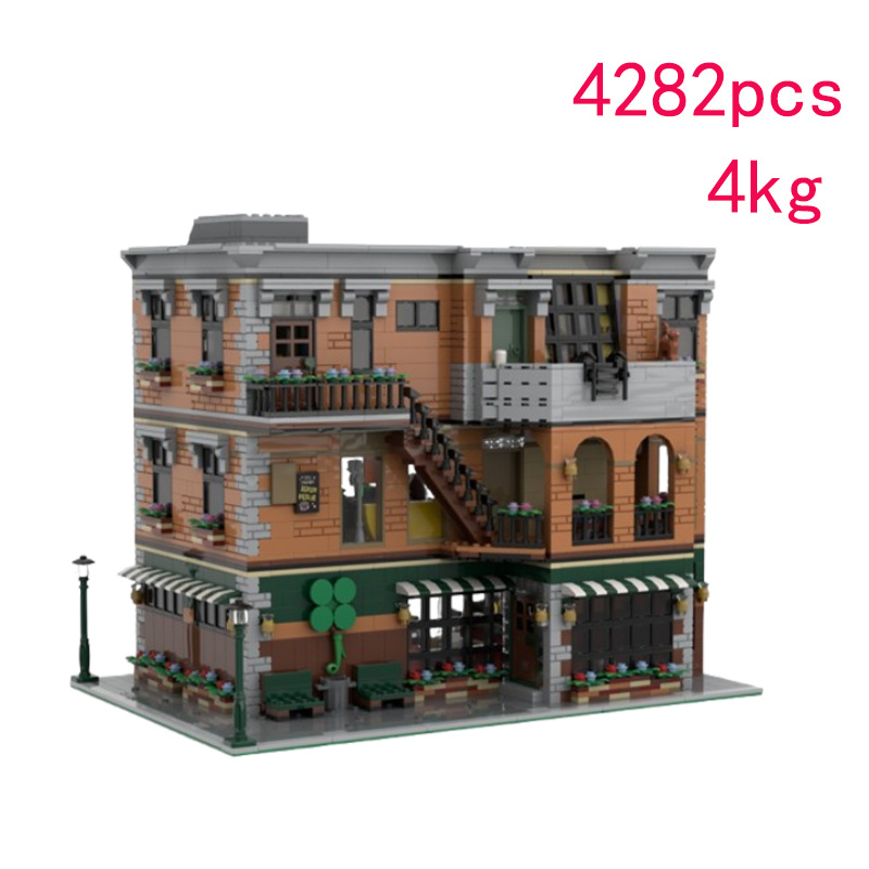 Cross-border Hot-selling In-stock MOC-96543 Small-piece Assembly Building Block Toy Apartment DIY Educational Model_voghion.com