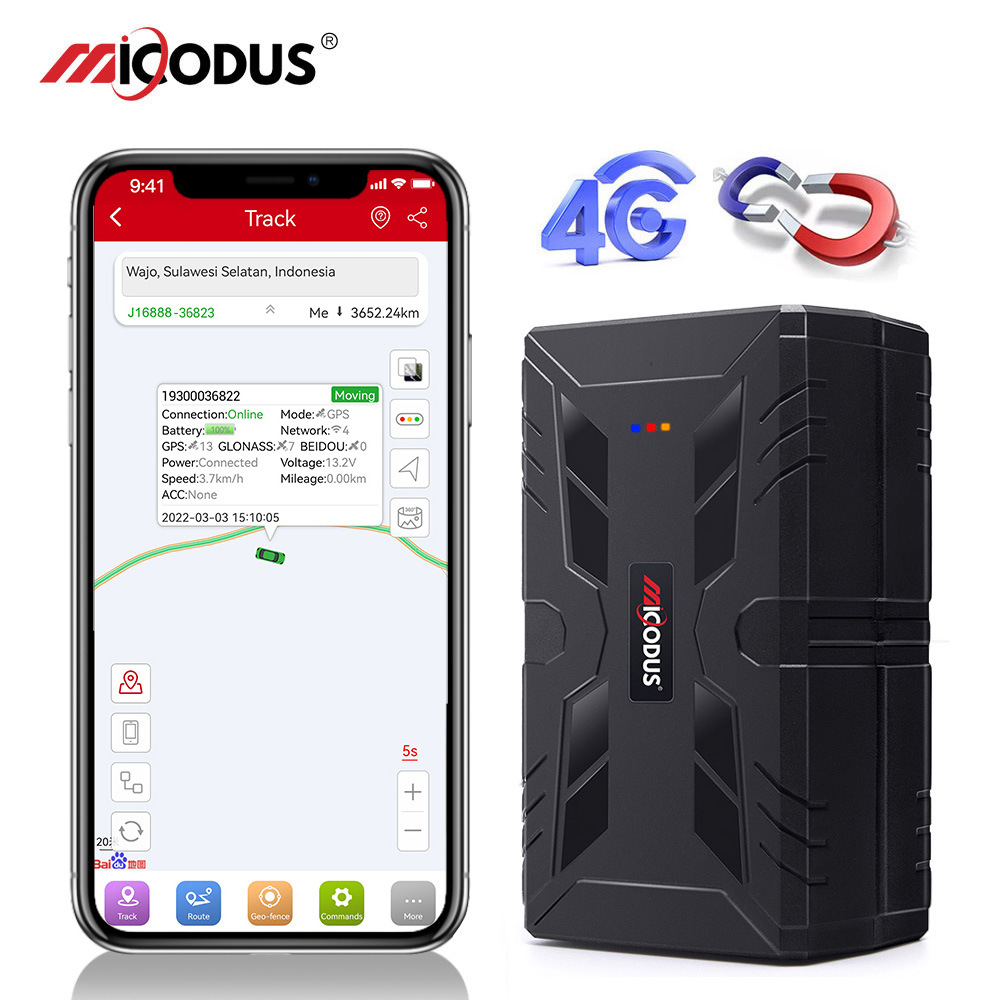 MiCODUS 4G ML920G 슈퍼 자기 음성 모니터링 다기능 알람 자동차 GPS 추적기