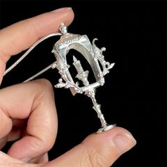 「すべての永遠はカウントダウンで生まれる」アートハンドメイドペンダントネックレスニッチハイエンドデザイン
