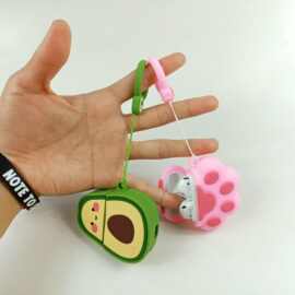 pvc耳机套 可爱养眼随身便捷翻盖套 支持定制颜色可选带回家